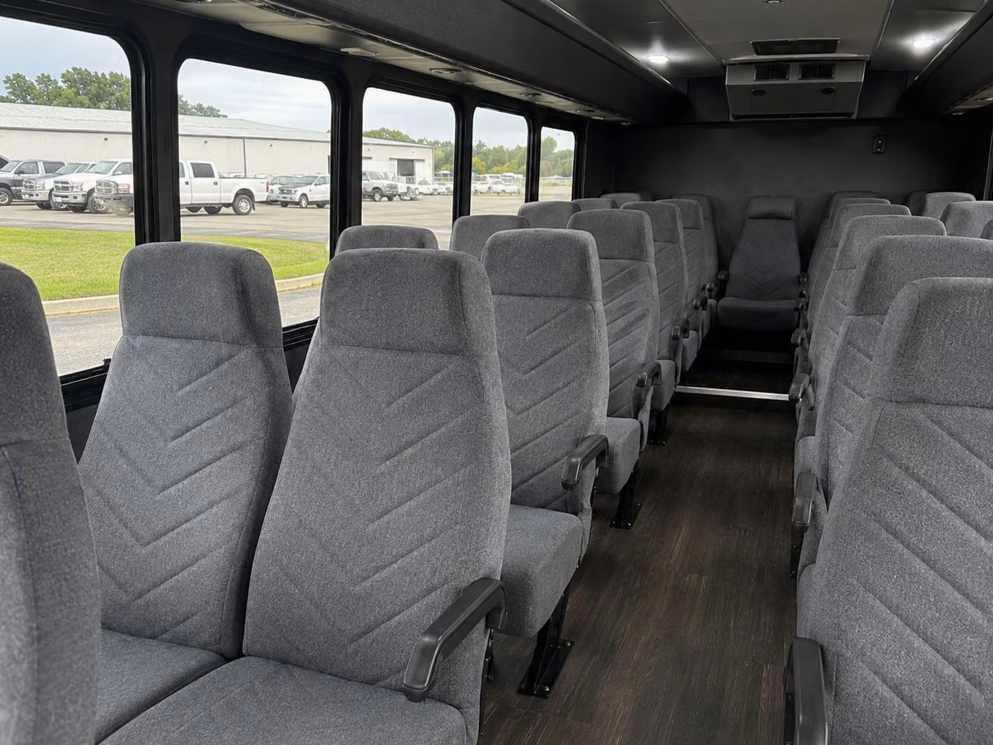 15 passenger minibus inside