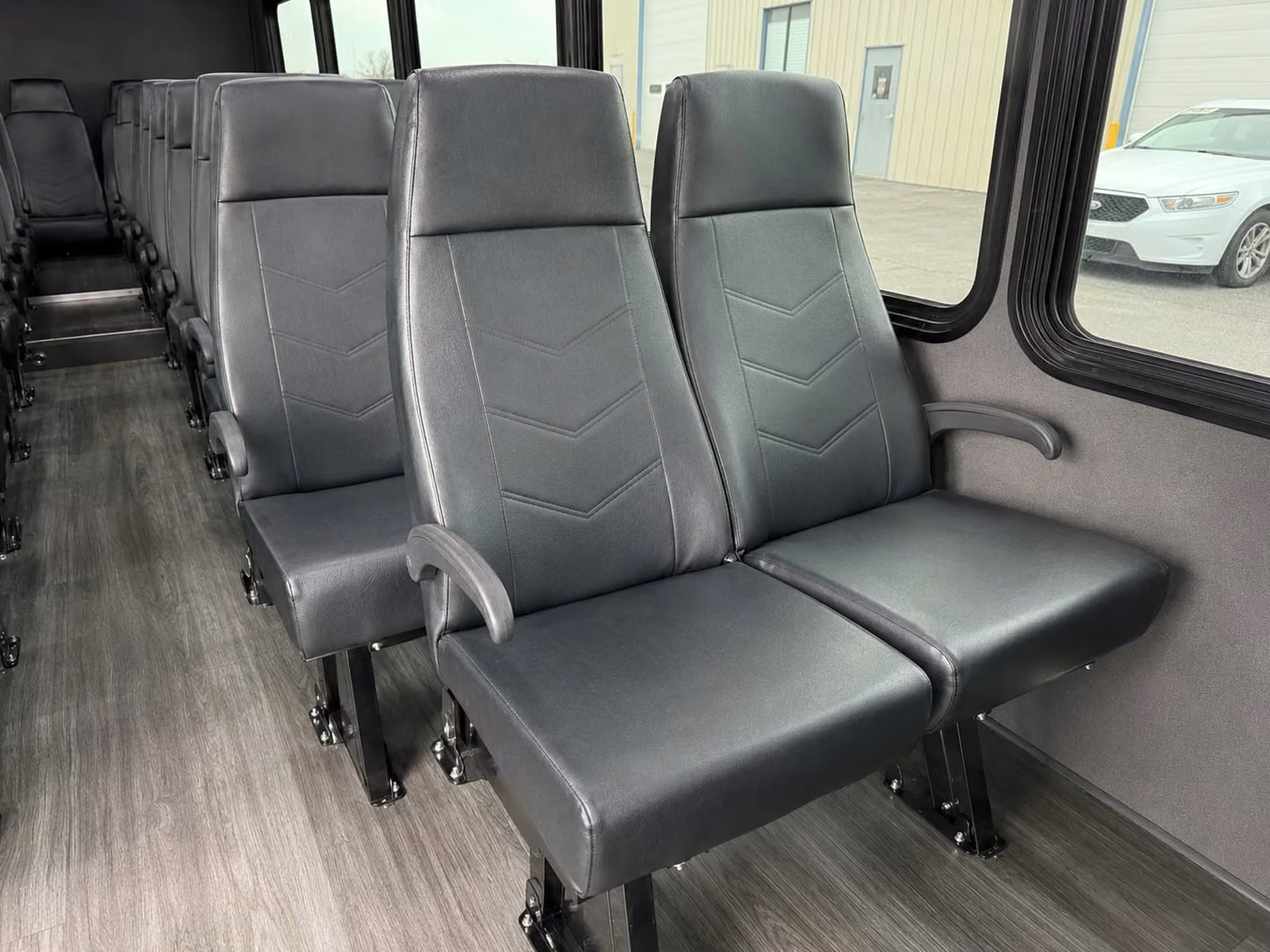 18 passenger minibus interior