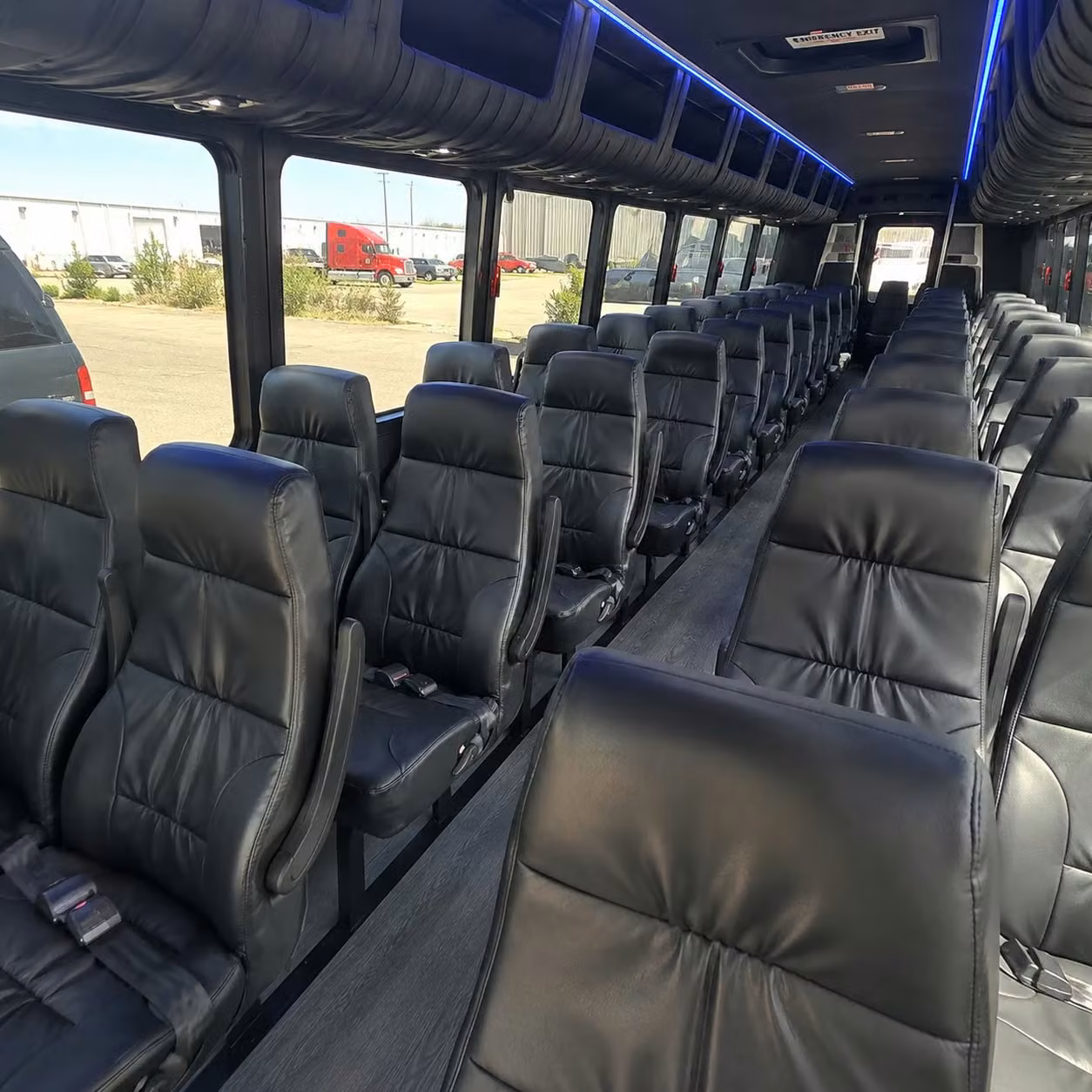 25 passenger minibus inside