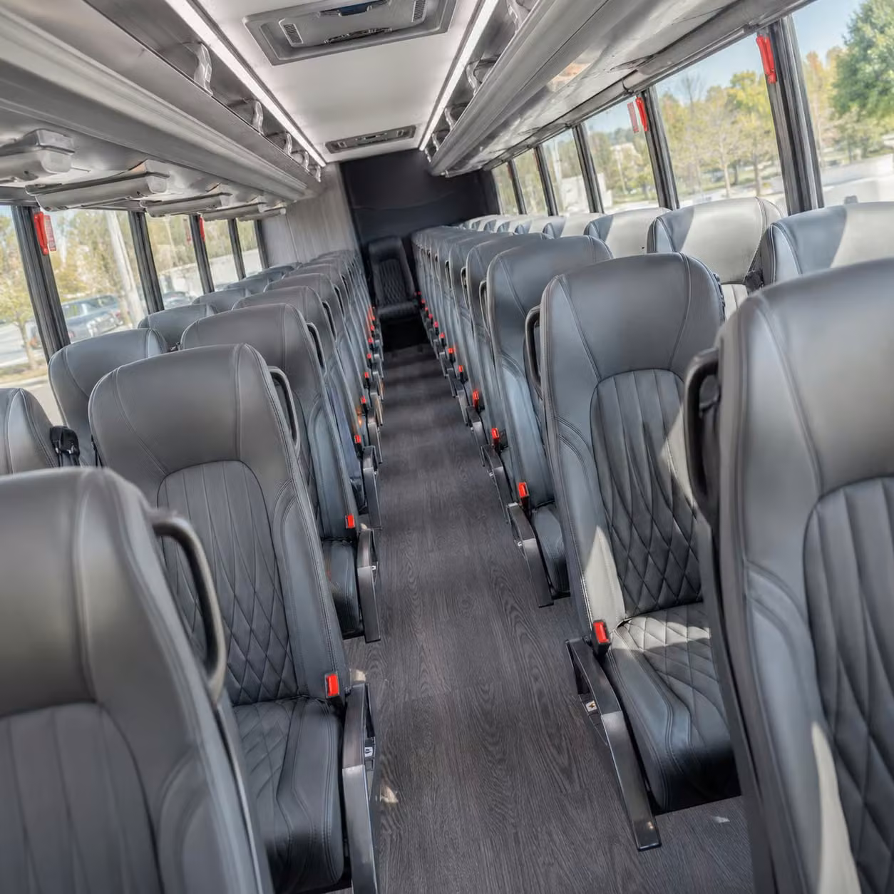 25 passenger minibus interior