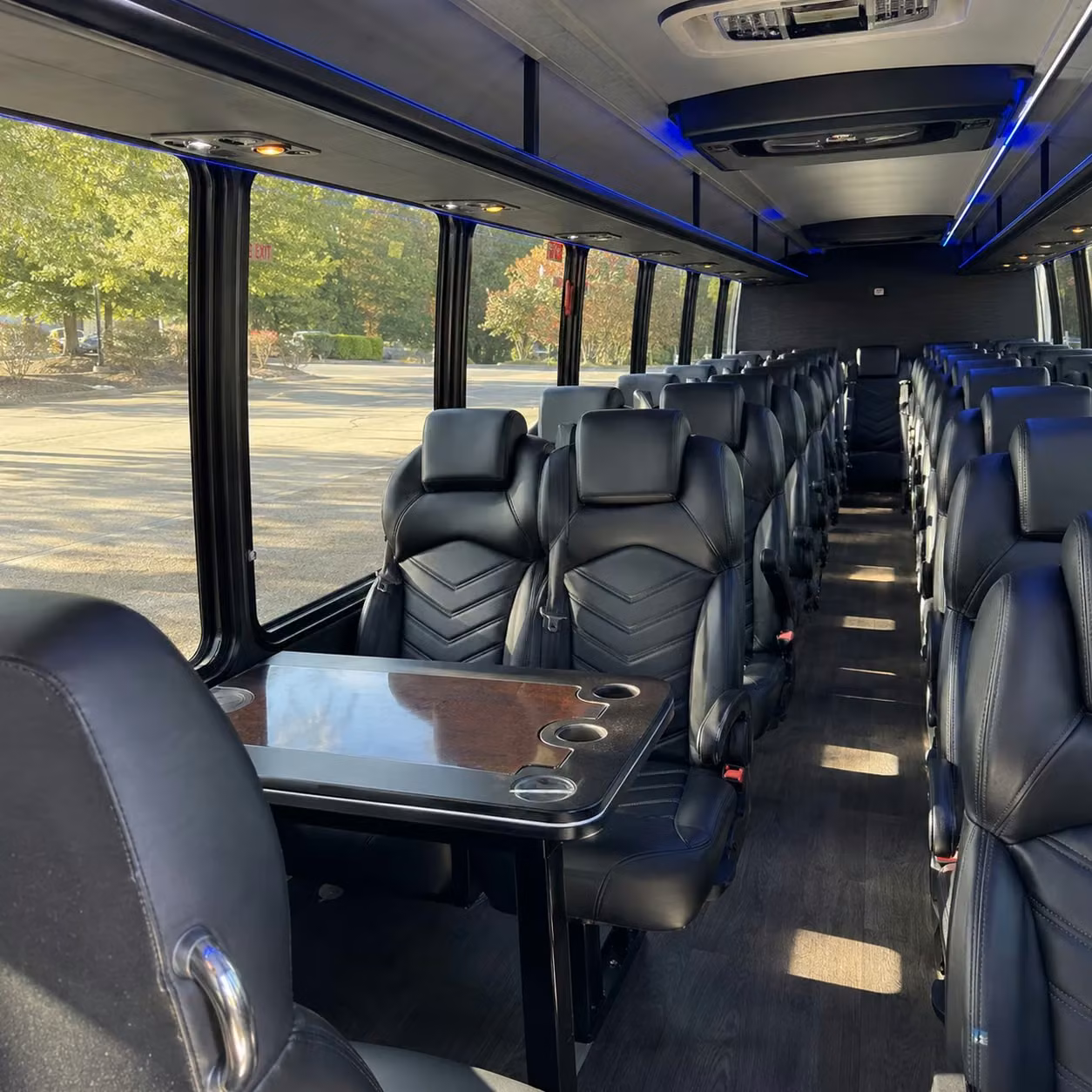 35 passenger minibus interior
