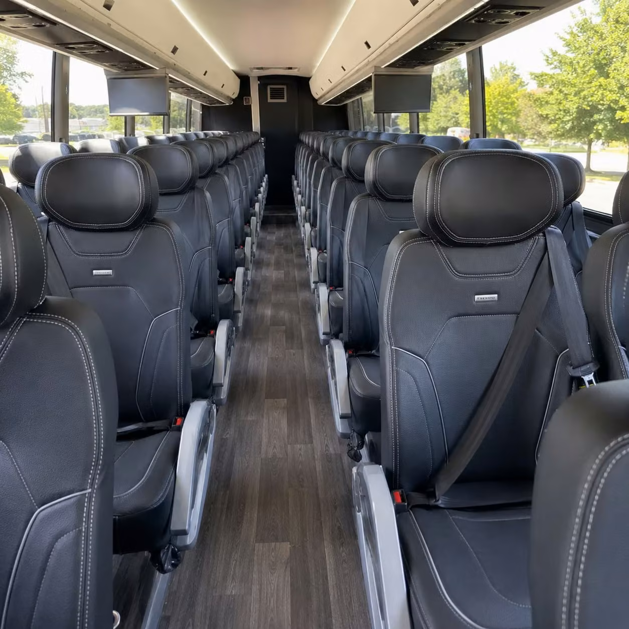 salinas charter bus interior