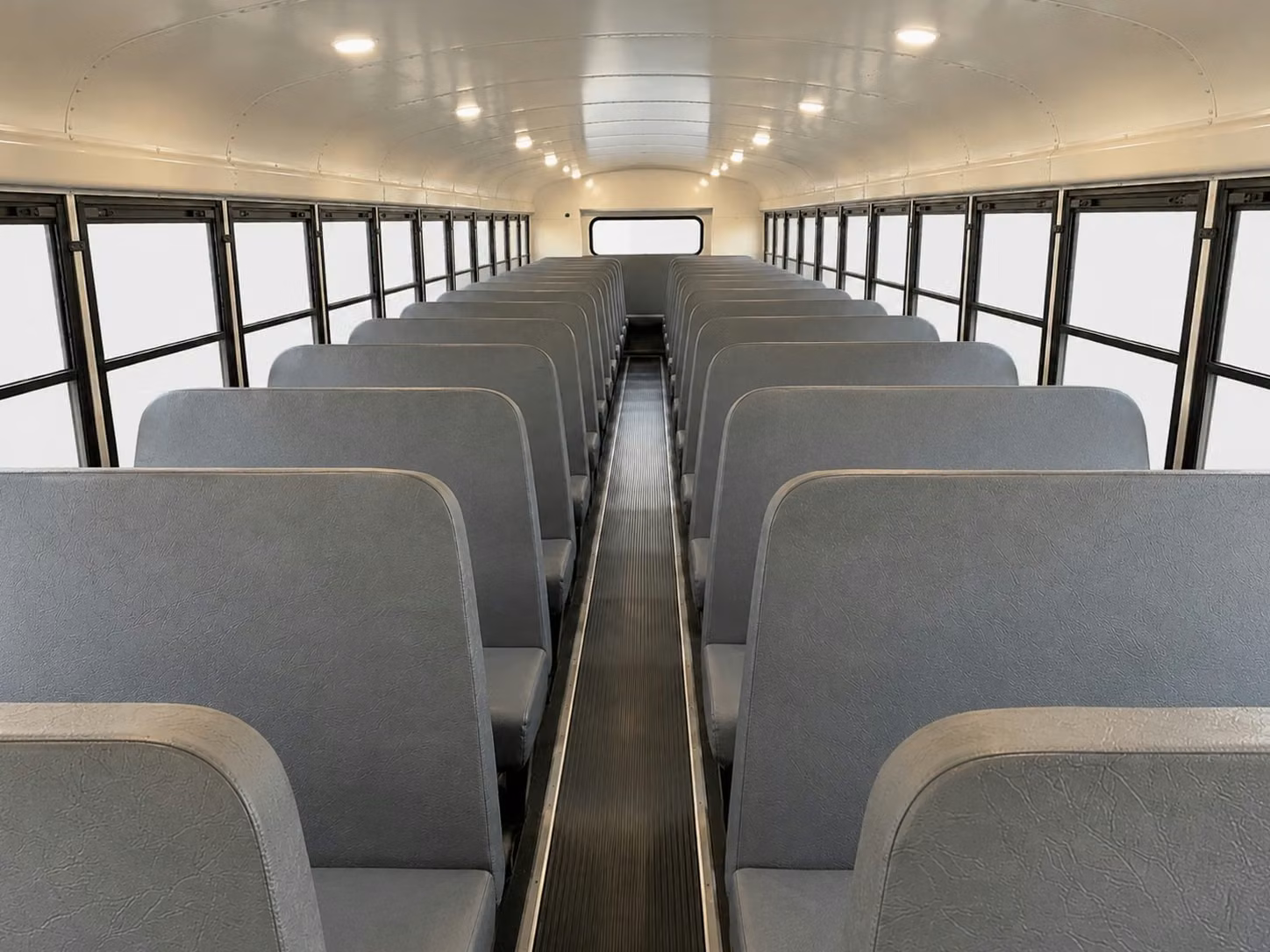 school bus inside