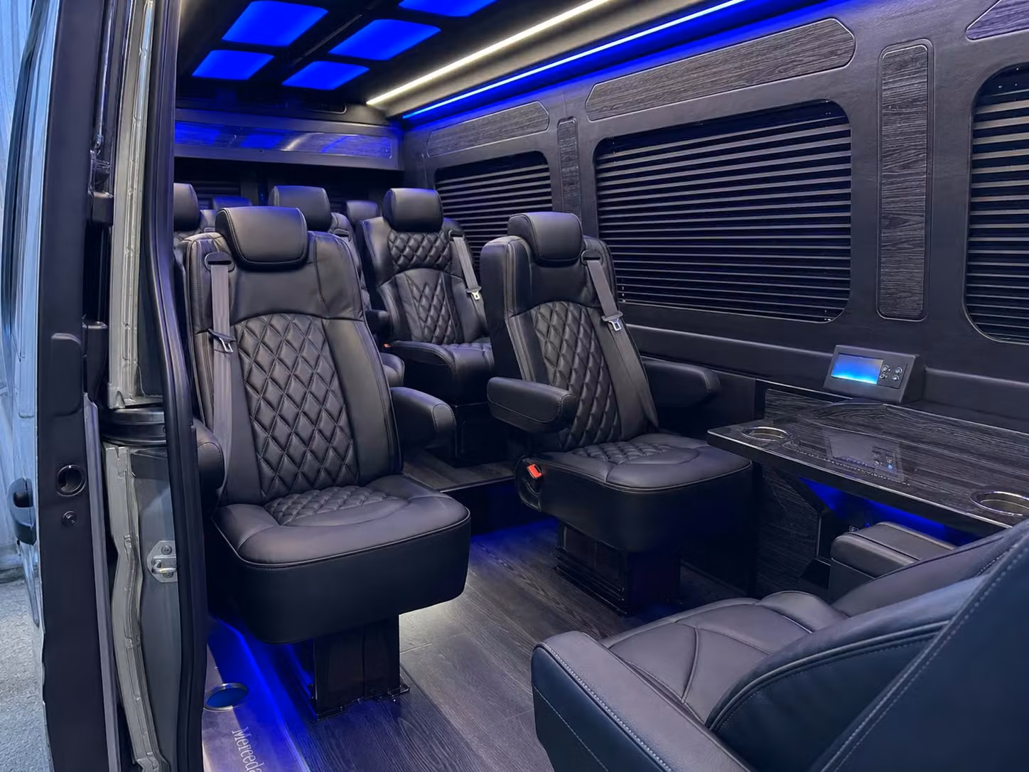 sprinter van transportation for groups and events across salinas