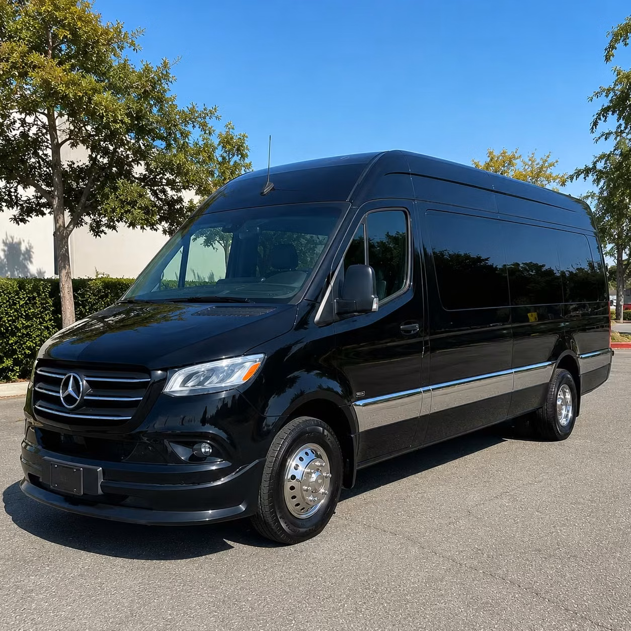 sprinter van with driver